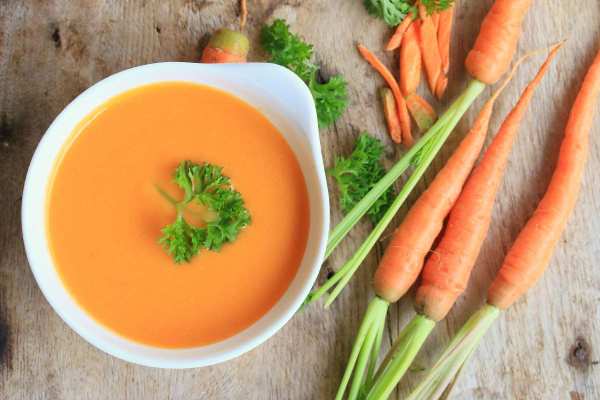Recette gaspacho mixeur plongeant aux carottes